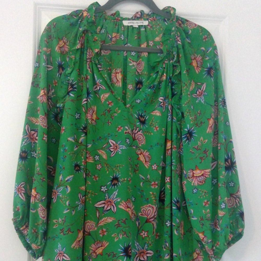 Rose & Olive 3/4 Sleeve Blouse